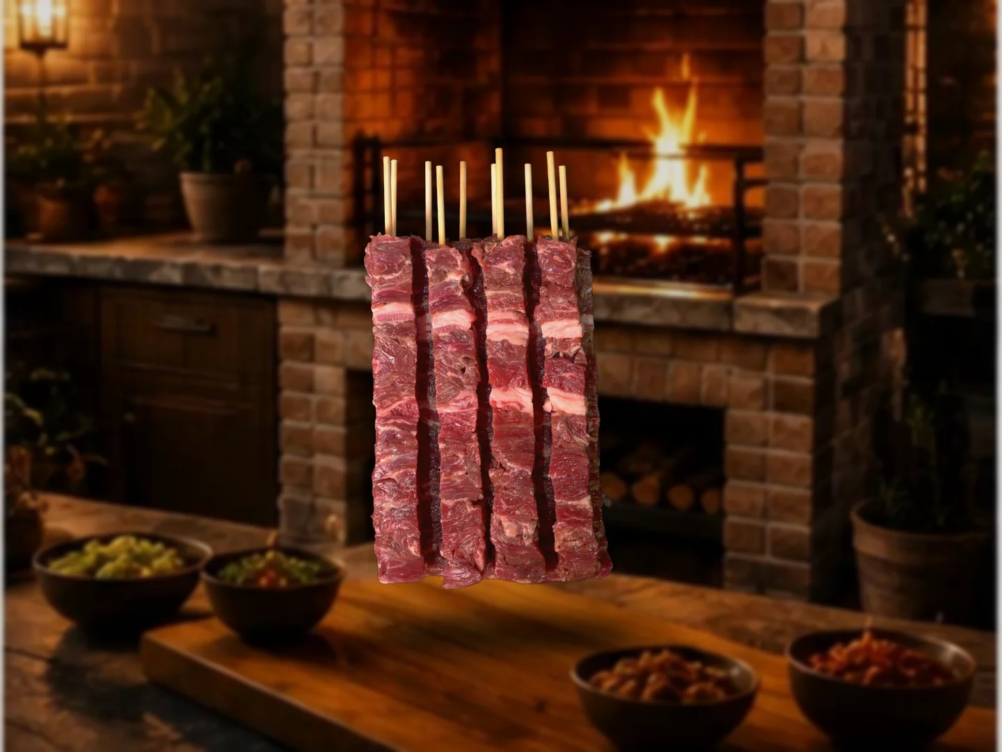 Espeto de Costela Bovina resfriado, 10 unidades — Carnes Nobres Boutique